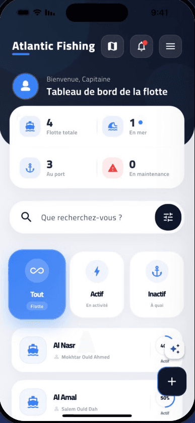 L’application FishBook sur iPhone